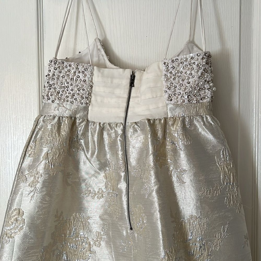 Alice + Olivia Tibby Babydoll Dress beige - Picture 7 of 10